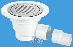 McAlpine TSG1SS-SL-NSC 75mm Trapped Gully2 Horiz Outlet and 2 x 1.5 Reducer