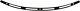 Memphis Shades Motorcycle Stainless Steel Windshield Trim Slots Black / Chrome