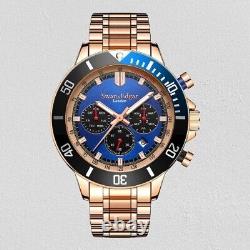 Men's Limited Edition Swan Edgar Gold/Blue Watch Swan & Edgar