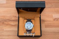 Mens Automatic Mechanical Watch Silver White Dial Stainless Steel 13868