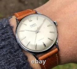 Mens Vintage Croff 17 jewels swiss Watch 1960's