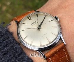 Mens Vintage Croff 17 jewels swiss Watch 1960's