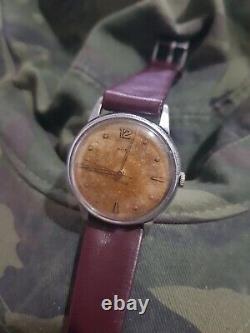 Mens Vintage Doxa 17j swiss Watch 1950's tropicalized dial