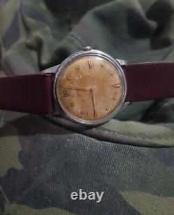 Mens Vintage Doxa 17j swiss Watch 1950's tropicalized dial
