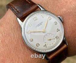 Mens Vintage Jw Benson 1940's Watch Fully Serviced