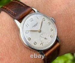 Mens Vintage Jw Benson 1940's Watch Fully Serviced