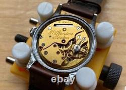 Mens Vintage Jw Benson Watch C. 1953 Tropical Dial