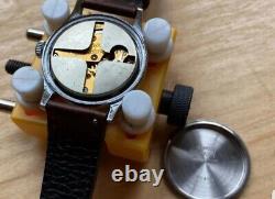 Mens Vintage Jw Benson Watch C. 1953 Tropical Dial