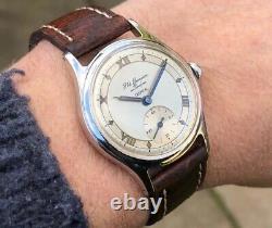 Mens Vintage Jw Benson tropical dial Watch dated 1954