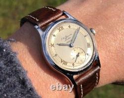 Mens Vintage Jw Benson tropical dial Watch dated 1954
