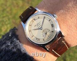 Mens Vintage Jw Benson tropical dial Watch dated 1954