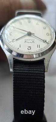 Mens Vintage SERVICES DIPLOMAT Military Style Mechanical Swiss Made Wristwatch