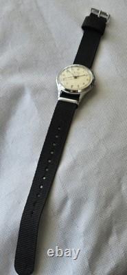 Mens Vintage SERVICES DIPLOMAT Military Style Mechanical Swiss Made Wristwatch