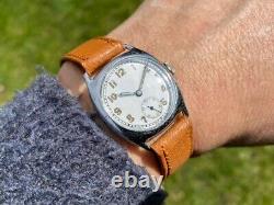 Mens Vintage SS N CO PEERCEE 15 Jewels Military Style Watch 1940's
