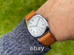 Mens Vintage SS N CO PEERCEE 15 Jewels Military Style Watch 1940's