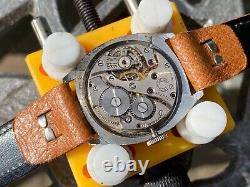 Mens Vintage SS N CO PEERCEE 15 Jewels Military Style Watch 1940's