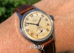 Mens vintage smiths watch Smiths Deluxe A404 from 1959 (tropical type dial)