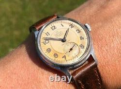 Mens vintage smiths watch Smiths Deluxe A404 from 1959 (tropical type dial)