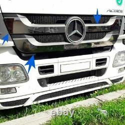 Mercedes Benz Actros Mp3 2009Up Chrome Front Grille 3Pieces Stainless Steel