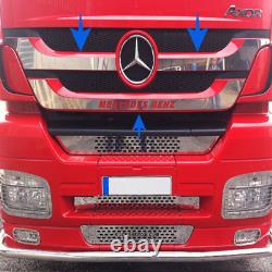 Mercedes Benz Axor Mp3 2011Up Chrome Front Grille 3Pieces Stainless Steel