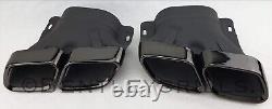 Mercedes C Class W205 Amg Complete Bumper Diffuser Chrome Exhaust Set C63 Look