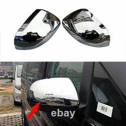 Mercedes Vito 2010-14 W639 Stainless Plastic Chrome Mirror Cover Set 2pcs