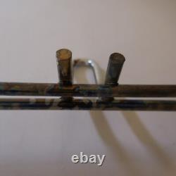 Metal Stainless Steel Square Art Deco Table Gray Chrome