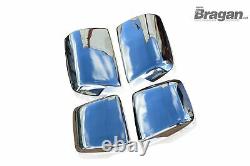Mirror Covers To Fit New Generation Scania R & S Series 2017+ Stainless Steel