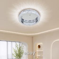 Modern 30W LED Crystal Ceiling Light Crystal Chandelier Lamp Kitchen Living Room