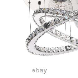 Modern Living Room Lamp LED Celling Light Crystal Pendant Chandelier Ring/Round
