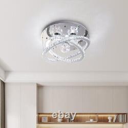 Modern Living Room Lamp LED Celling Light Crystal Pendant Chandelier Ring/Round