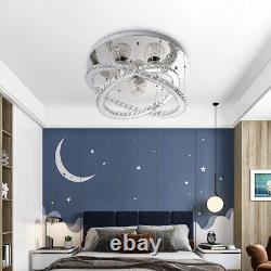Modern Living Room Lamp LED Celling Light Crystal Pendant Chandelier Ring/Round