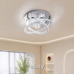 Modern Living Room Lamp LED Celling Light Crystal Pendant Chandelier Ring/Round