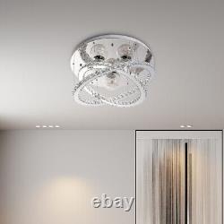 Modern Living Room Lamp LED Celling Light Crystal Pendant Chandelier Ring/Round