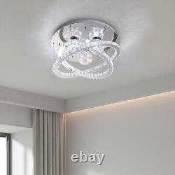 Modern Living Room Lamp LED Celling Light Crystal Pendant Chandelier Ring/Round