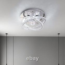 Modern Living Room Lamp LED Celling Light Crystal Pendant Chandelier Ring/Round