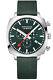 Mondaine Men's Watch Chronograph Grand Cushion Set Green 41 Mm Msl. 41460. Lf