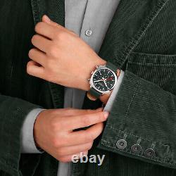Mondaine Men's Watch Chronograph Grand Cushion Set Green 41 MM MSL. 41460. LF