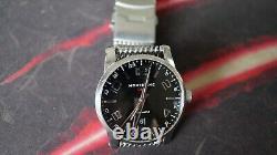 Montblanc TimeWalker GMT 7081 Automatic Watch Black dial 42mm date @6 bracelet