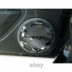 Mustang Style Speaker Grille Kit for 2005-2009 Ford Mustang Stainless/Polished