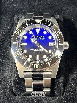 NETHUNS Scuba 500 SS514 Men's Diver Automatic 24J Bracelet Watch WR500m Ø41mm