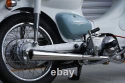 NEW! HotLap stainless steel exhaust Honda C50 C70 C90 Cub / Direct from Japan