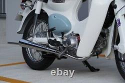 NEW! HotLap stainless steel exhaust Honda C50 C70 C90 Cub / Direct from Japan