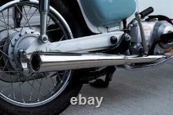 NEW! HotLap stainless steel exhaust Honda C50 C70 C90 Cub / Direct from Japan