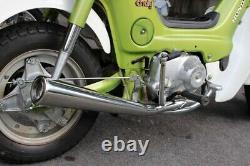 NEW! HotLap stainless steel exhaust Honda CF50 CF70 Chaly / Direct from Japan