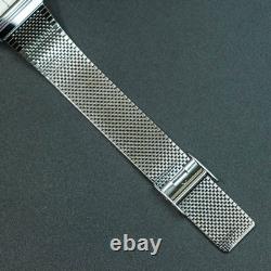 NOS BOXED TOP MINT AUREOLE SW-237 Silver Tank Shape Swiss Men Quartz Watch