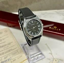 NOS POLJOT (?) 7 Jewels Rare Quartz USSR Vintage Men Wristwatch Soviet Watch