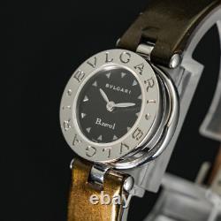 N-MINT New BATT BVLGARI BZ22S B. Zero1 elegant Black Dial Women's Watch Japan