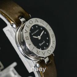N-MINT New BATT BVLGARI BZ22S B. Zero1 elegant Black Dial Women's Watch Japan