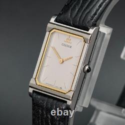 N-MINT SEIKO CREDOR 8420-6980 elegant Vintage Women's Watch Tank Shape 712320